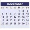 December 2011 Calendar