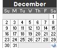 December 2012 Calendar