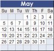 May 2013 Calendar