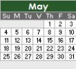 May 2014 Calendar