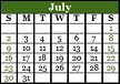 July 2017 Calendar