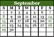 September 2019 Calendar