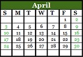 April 2203 Calendar