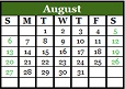 August 2023 Calendar