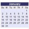 January 2011 Calendar