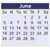 June 2011 Calendar