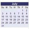 July 2011 Calendar