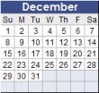 December 2013 Calendar