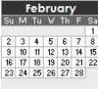 February 2014 Calendar