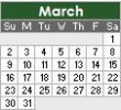 March 2012 Calendar