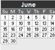 June 2014 Calendar