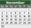 November 2014 Calendar