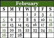 February 2017 Calendar
