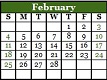February 2018 Calendar