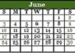 June 2018 Calendar