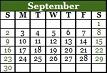 September 2018 Calendar