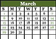 March 2020 Calendar