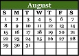August 2021 Calendar