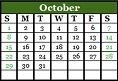 October 2023 Calendar