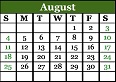 August 2024 Calendar