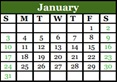 January 2027 Calendar